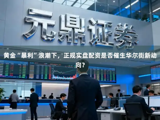 黄金“暴利”浪潮下，正规实盘配资是否催生华尔街新动向？