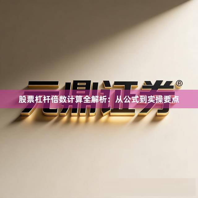 股票杠杆倍数计算全解析：从公式到实操要点