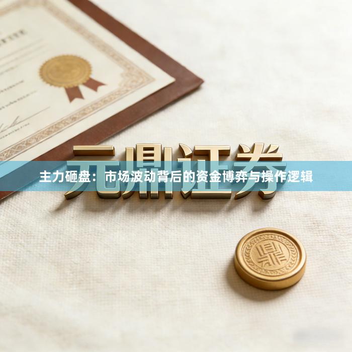 主力砸盘：市场波动背后的资金博弈与操作逻辑