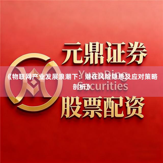 《物联网产业发展浪潮下：潜在风险隐患及应对策略剖析》