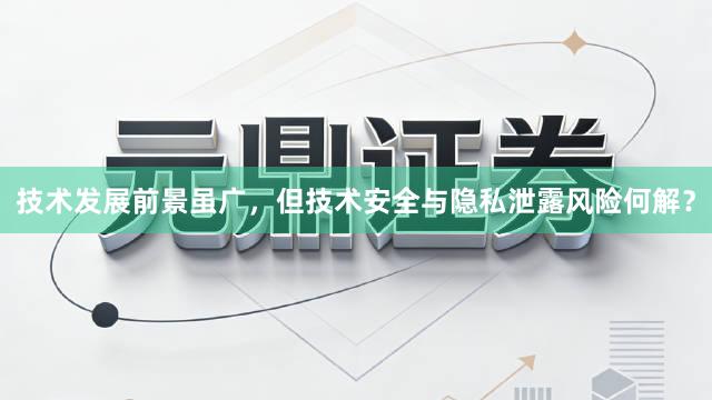 技术发展前景虽广，但技术安全与隐私泄露风险何解？
